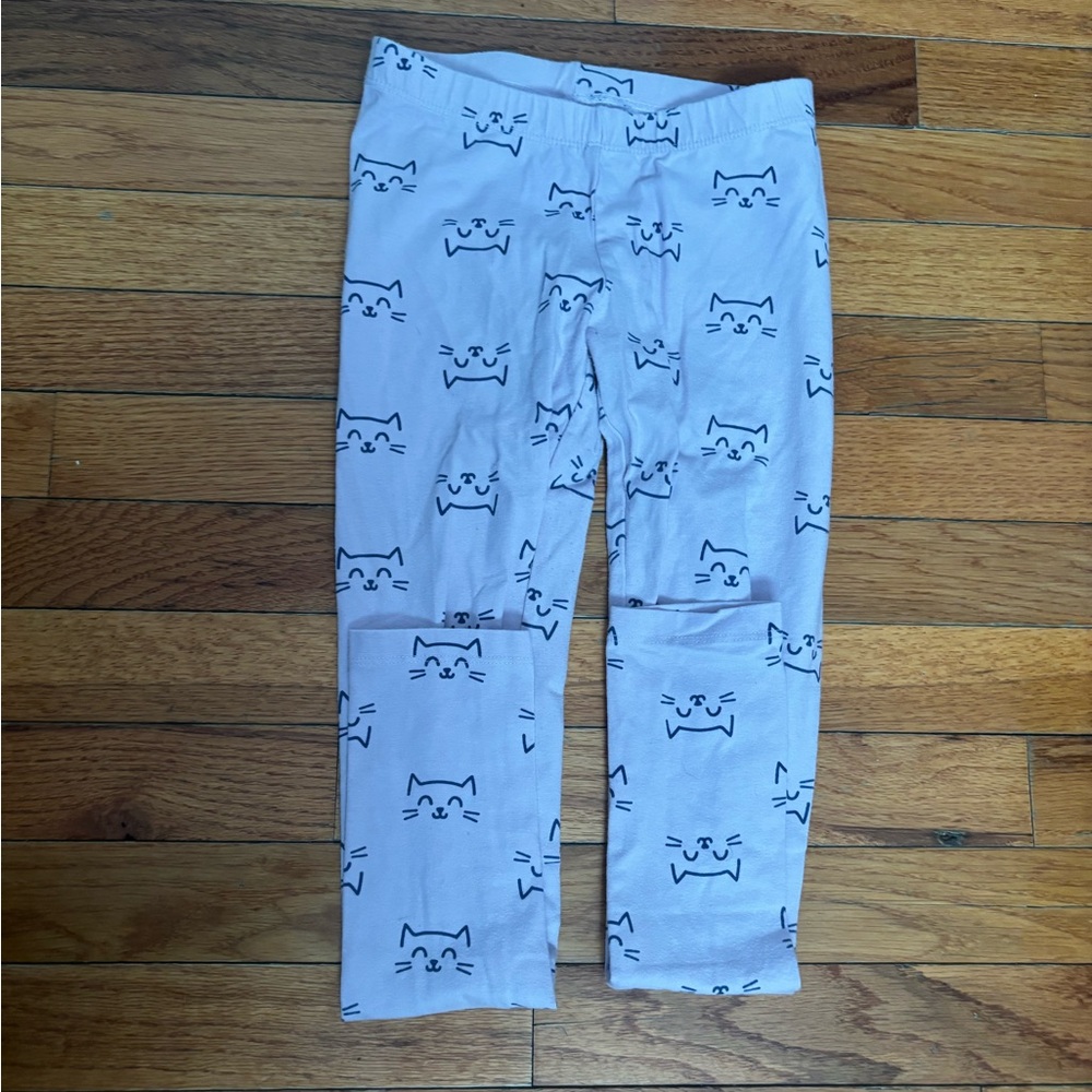 Kids Cat Print Leggings